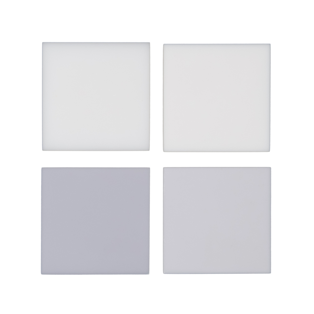 Comparison of 4 optical formulations for standard OptiBlox